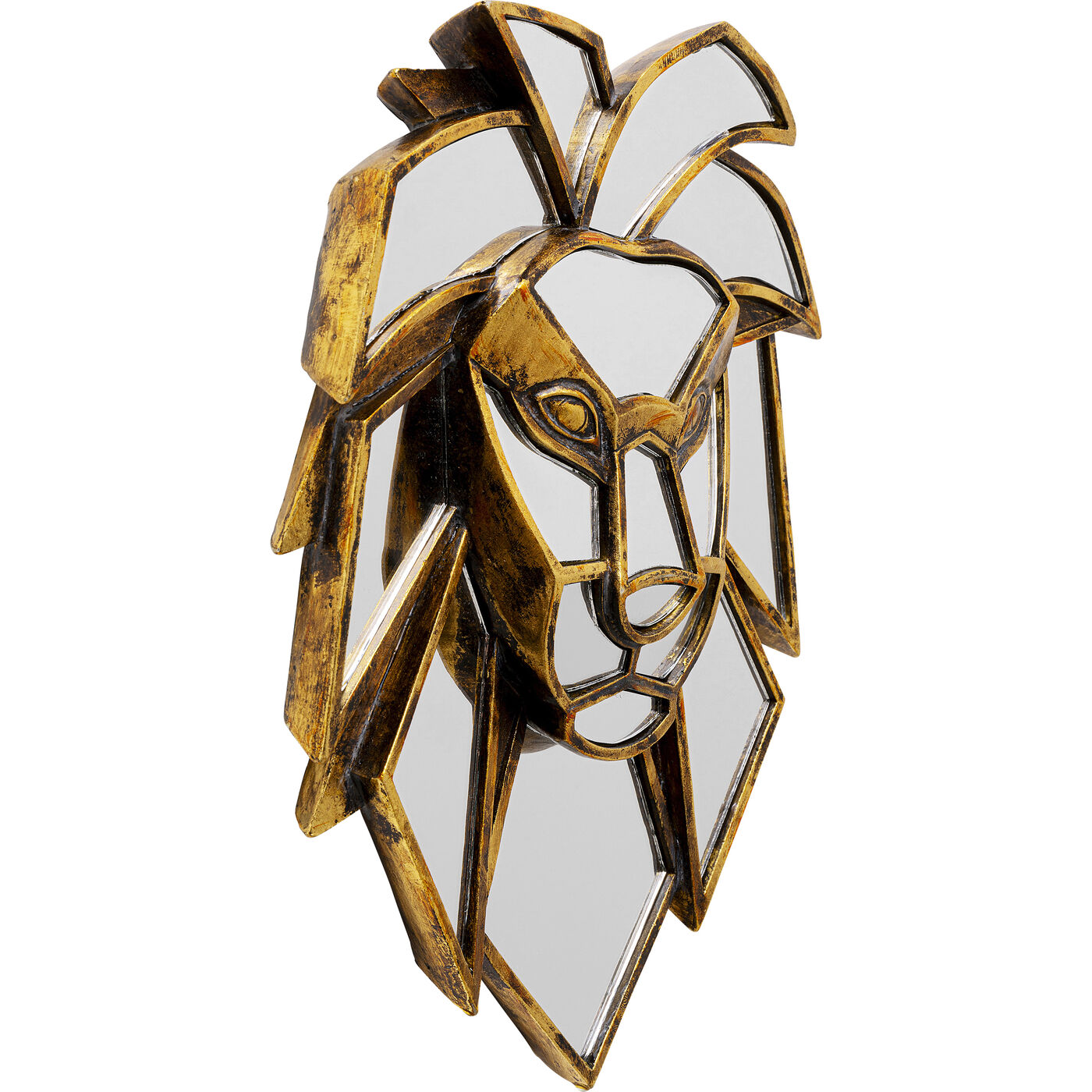 Декор настенный Lion Mirror 35cm KARE 56984