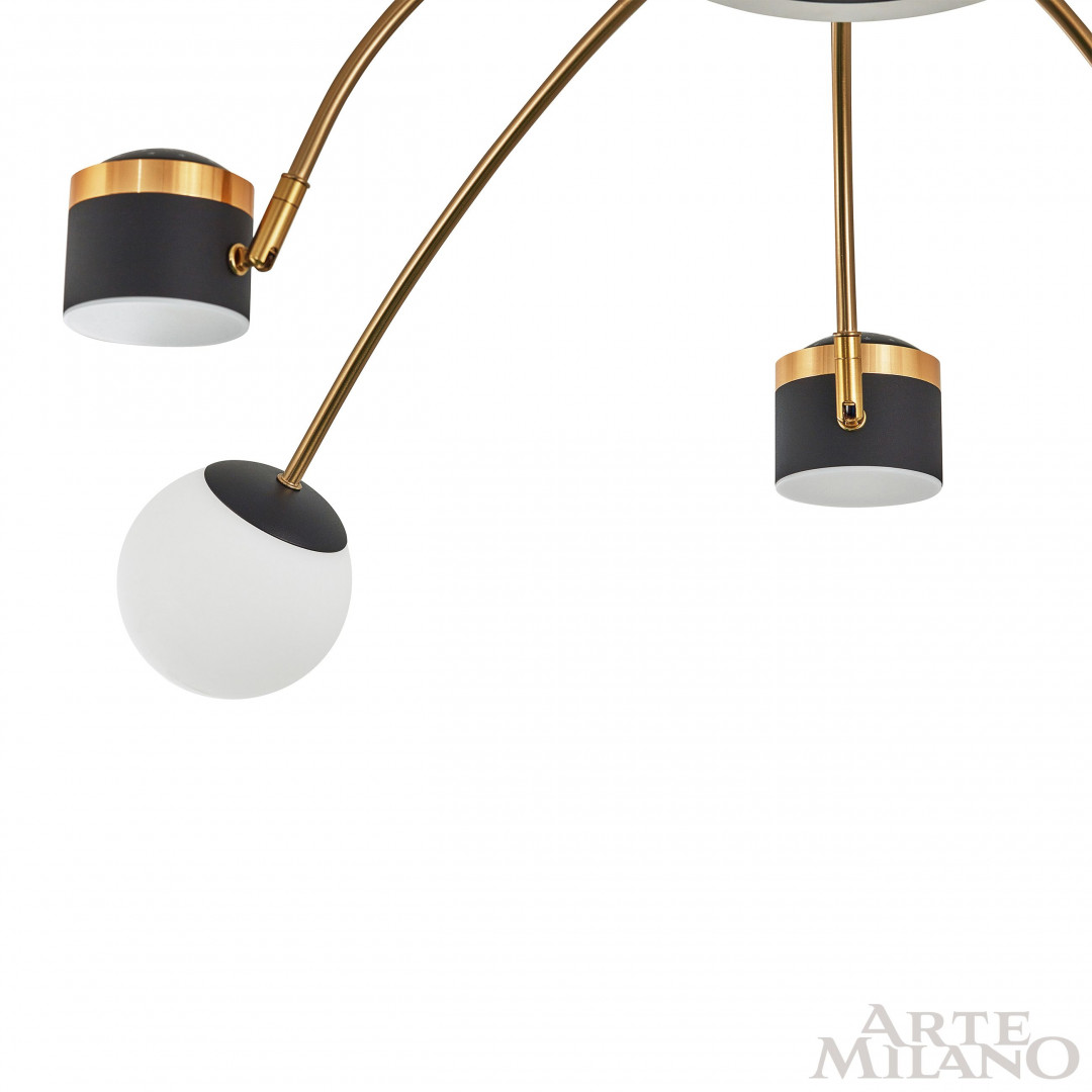 Люстра светодиодная 272040/10 BK/GD Arte Milano
