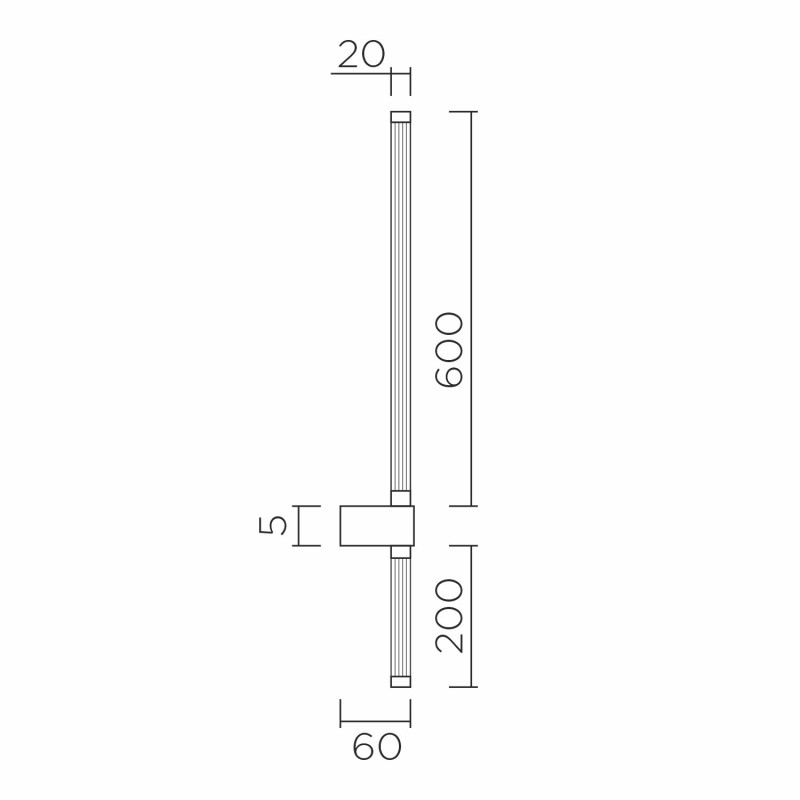 Бра LED4U L2232-800 CR