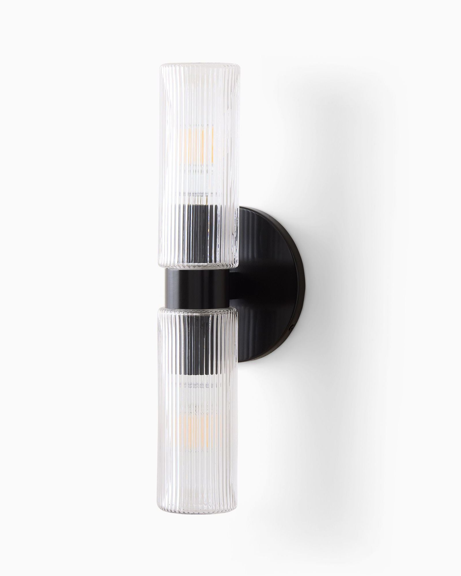 Чёрное двойное бра “Батлер” Louvre Home LHLSC240224XNP