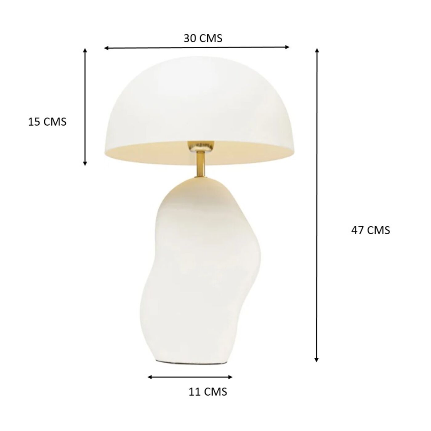 Светильник настольный Nube White 48 cm KARE 56518