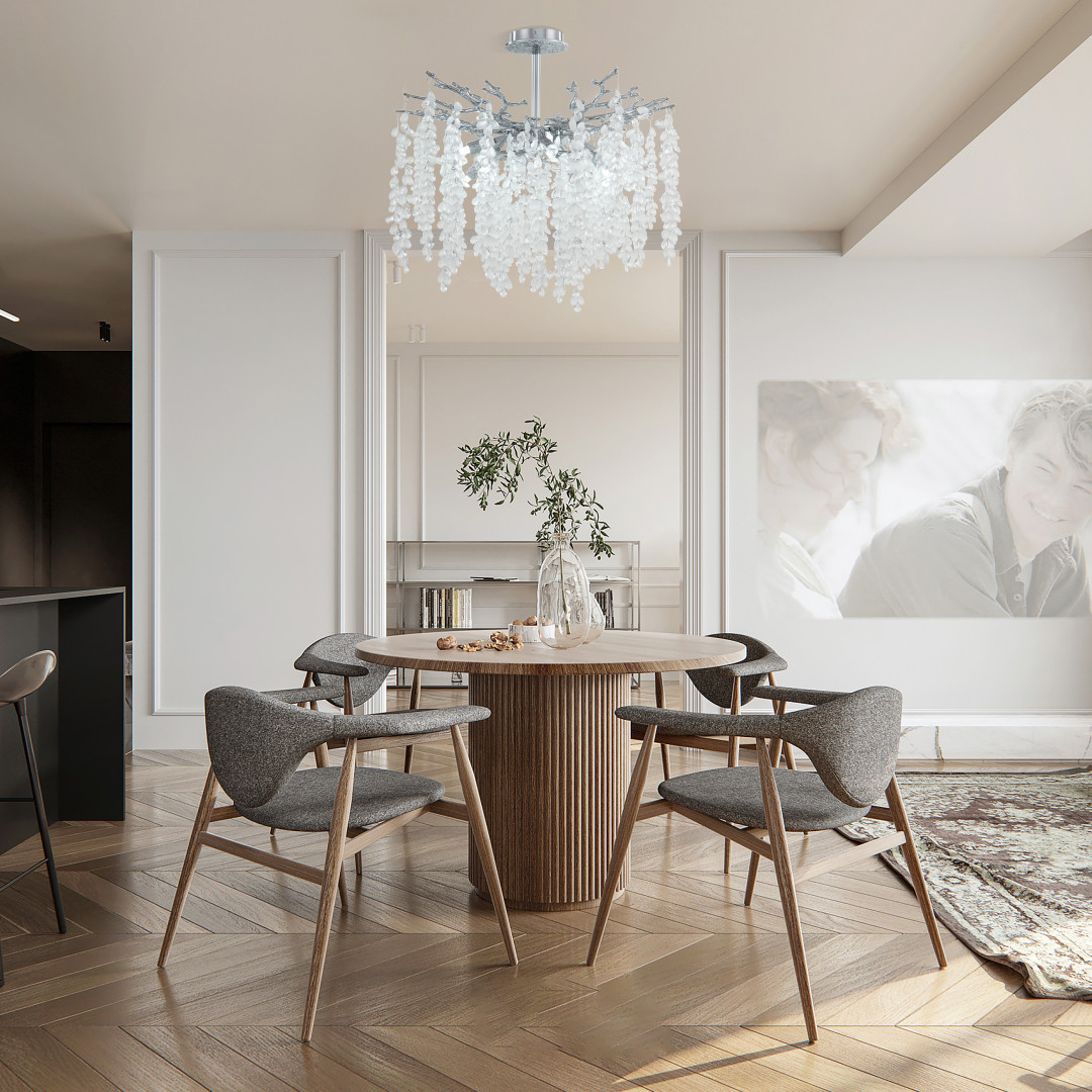 Люстра веточки 23111.600.8.E14.D CR Arte Milano