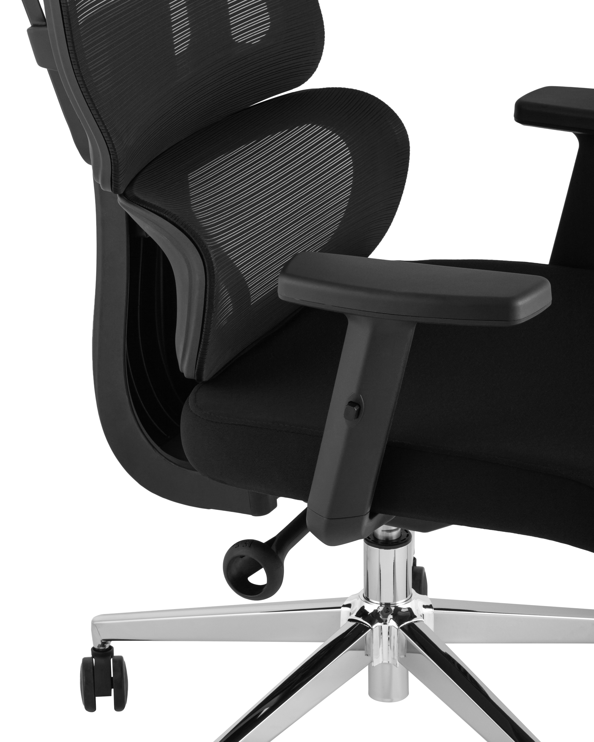 Кресло офисное TopChairs Techno черный Stool Group