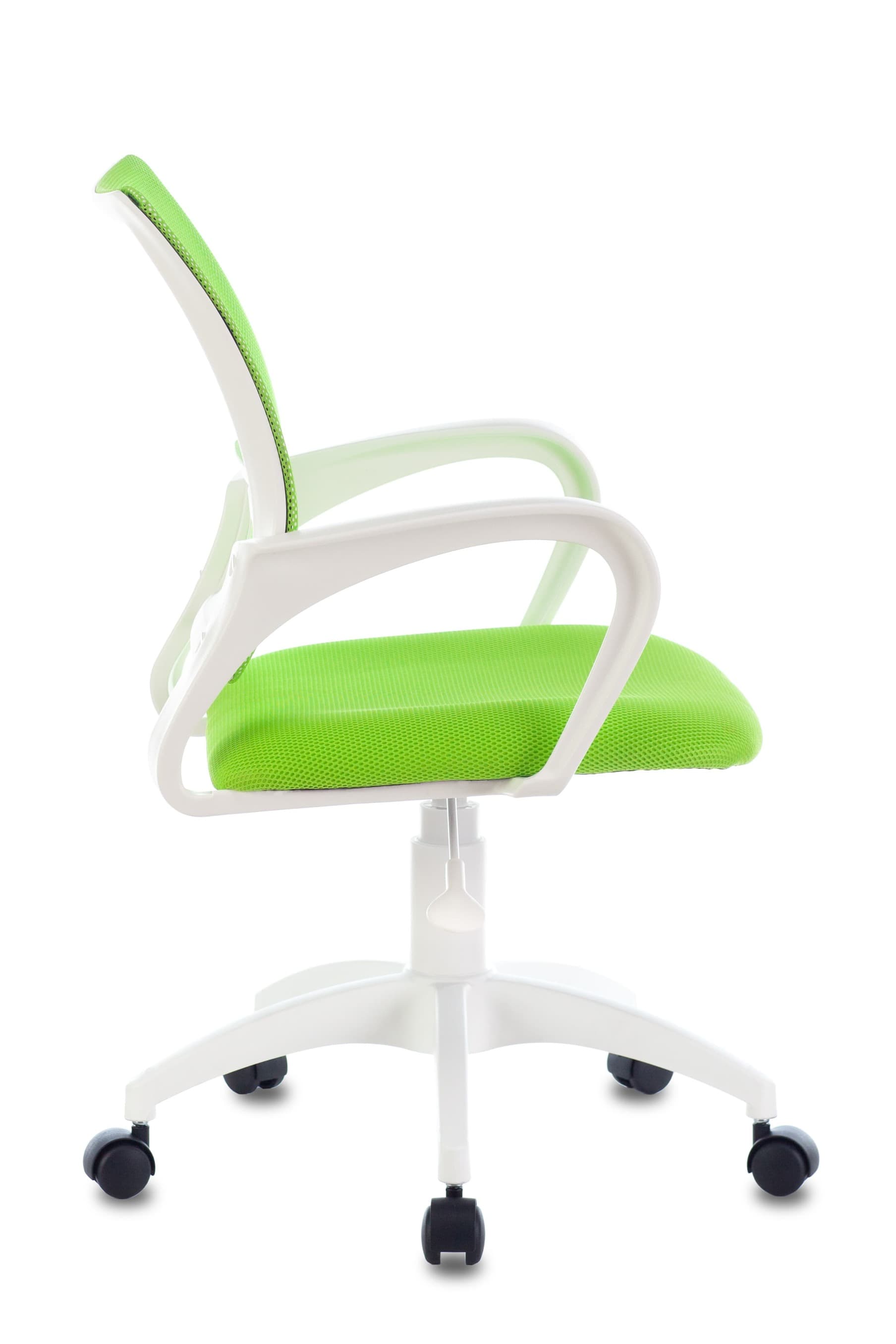 Кресло Бюрократ CH-W695NLT салатовый TW-03A TW-18 крестовина пластик белый Stool Group