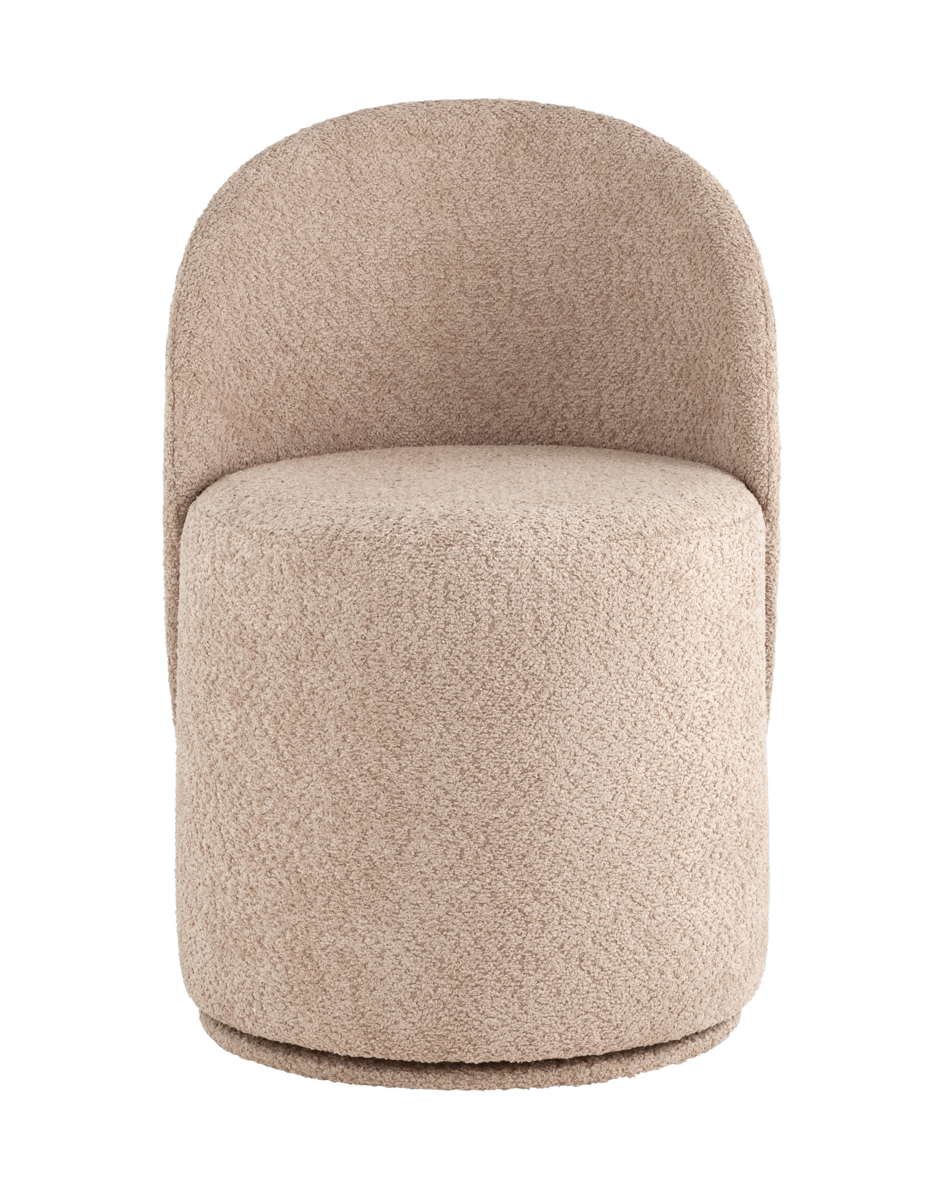 Пуф Loreen вращающийся букле капучино Stool Group