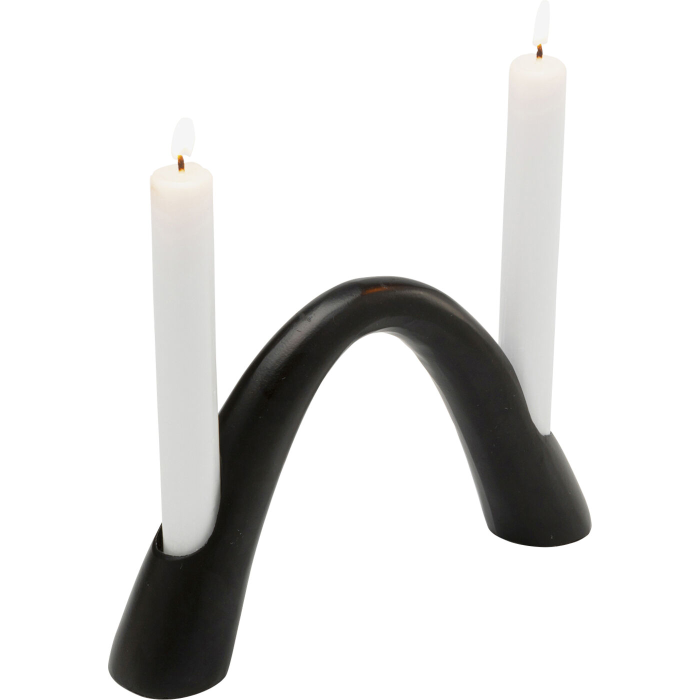 Подсвечник Bow Duo Black 13cm KARE 57122