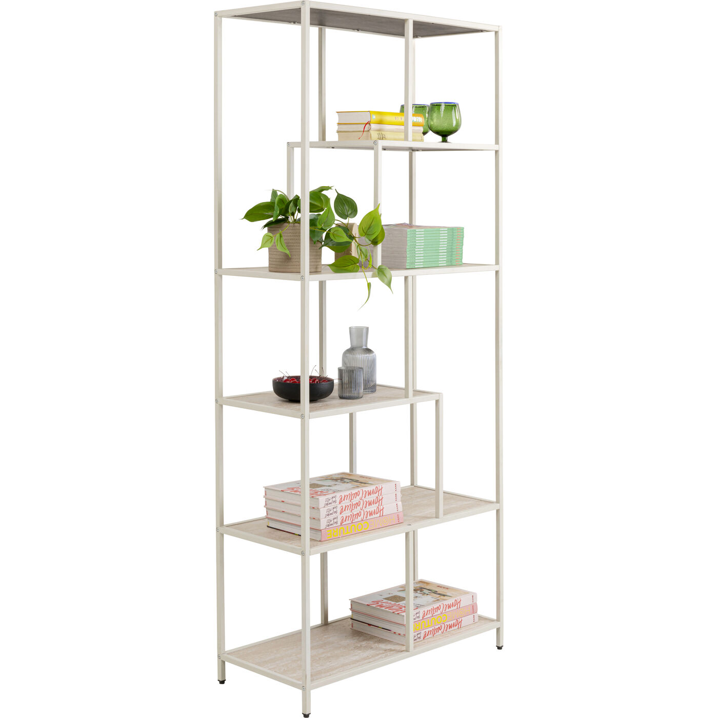 Стеллаж Loftie Greige 77x185cm KARE 70696