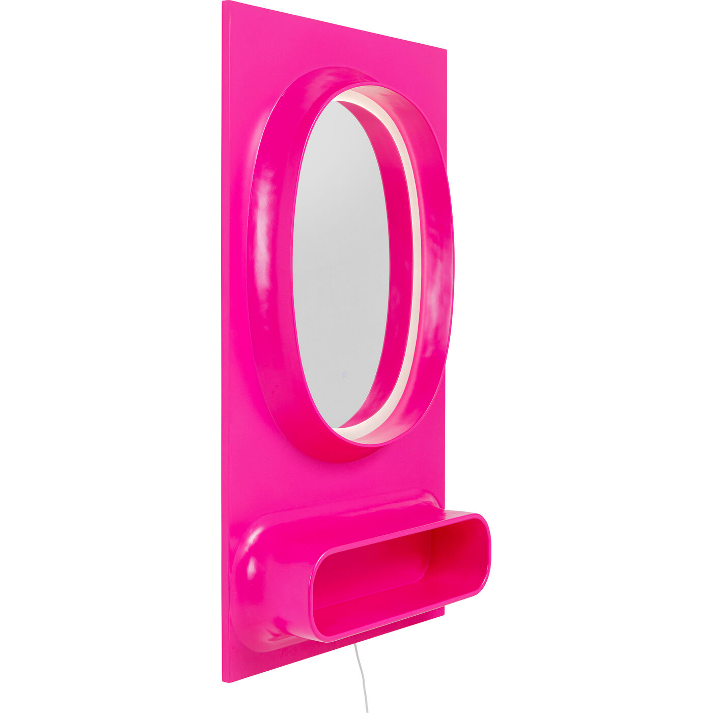 Зеркало настенное  KARE x Karim Rashid Aero LED Pink 80x141cm KARE 70843
