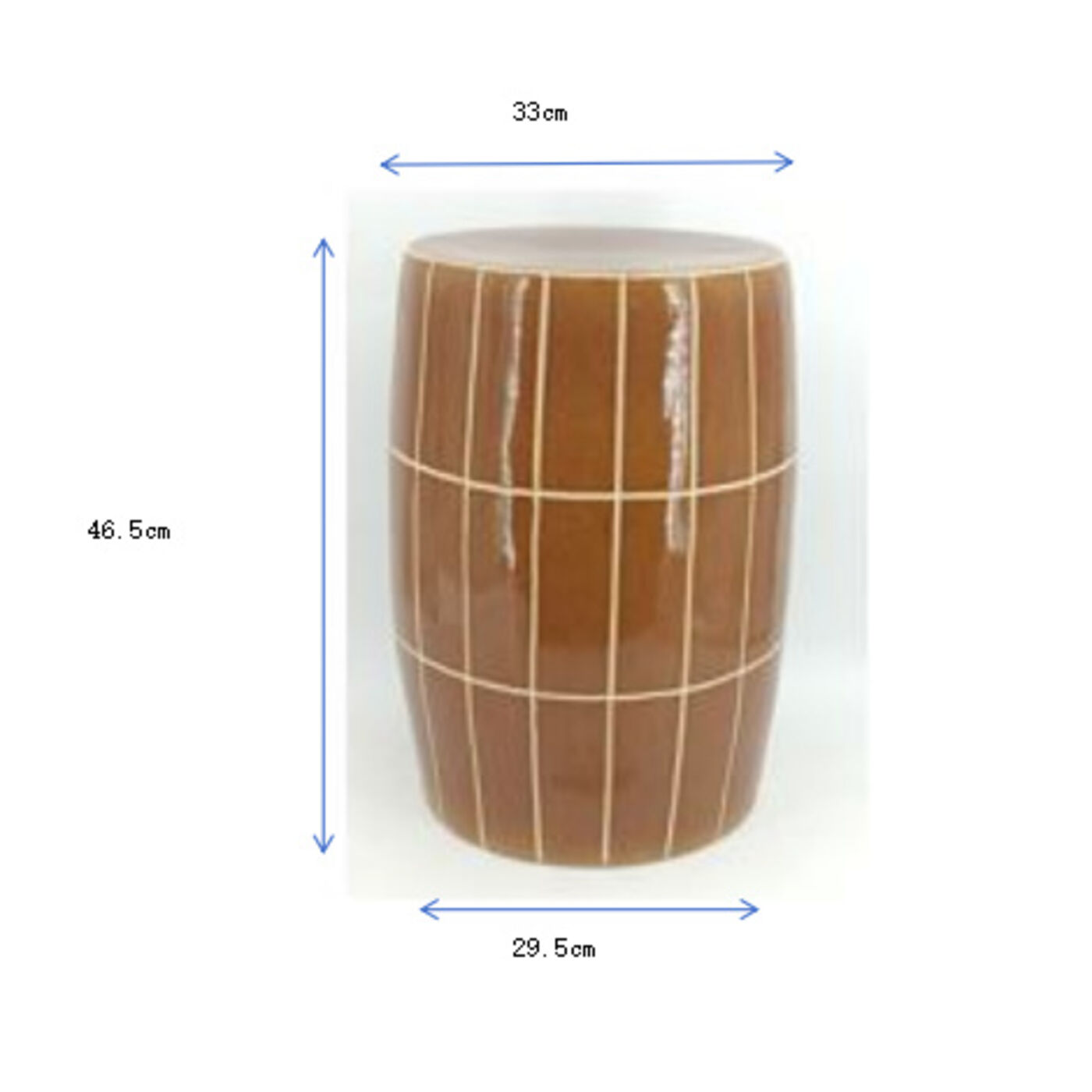 Стол приставной Bliss Tile Braun Ø33cm KARE 71093