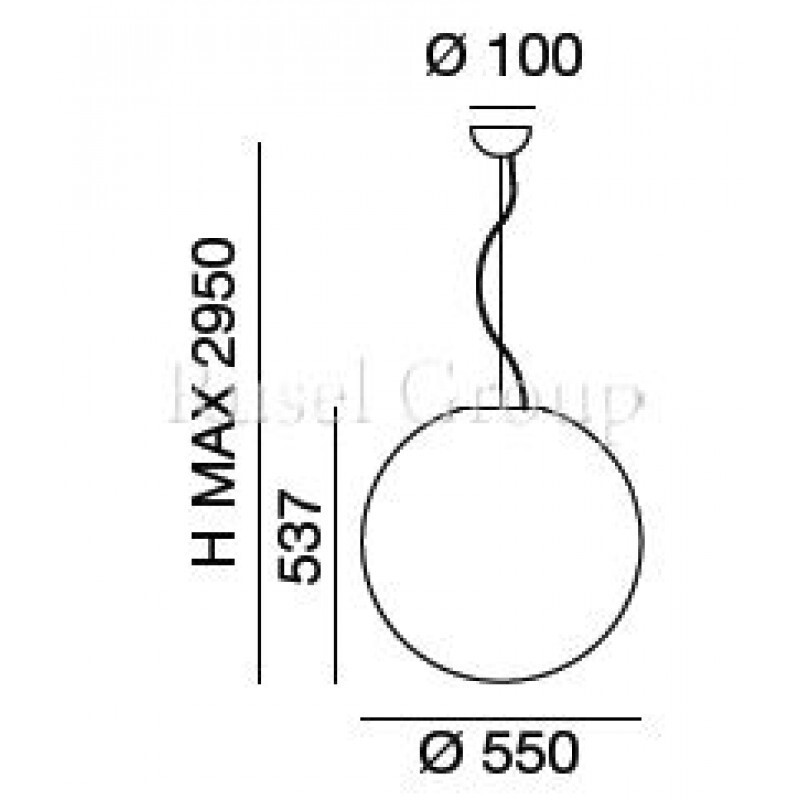 Подвесной светильник Linea Light Oh! 10105