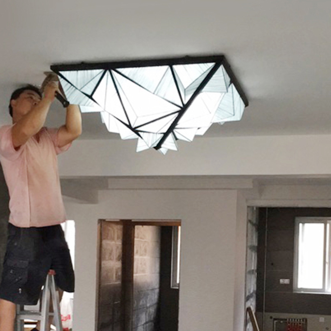 Люстра Aqua Creations Lighting ceiling D150 Purple by ImperiumLoft
