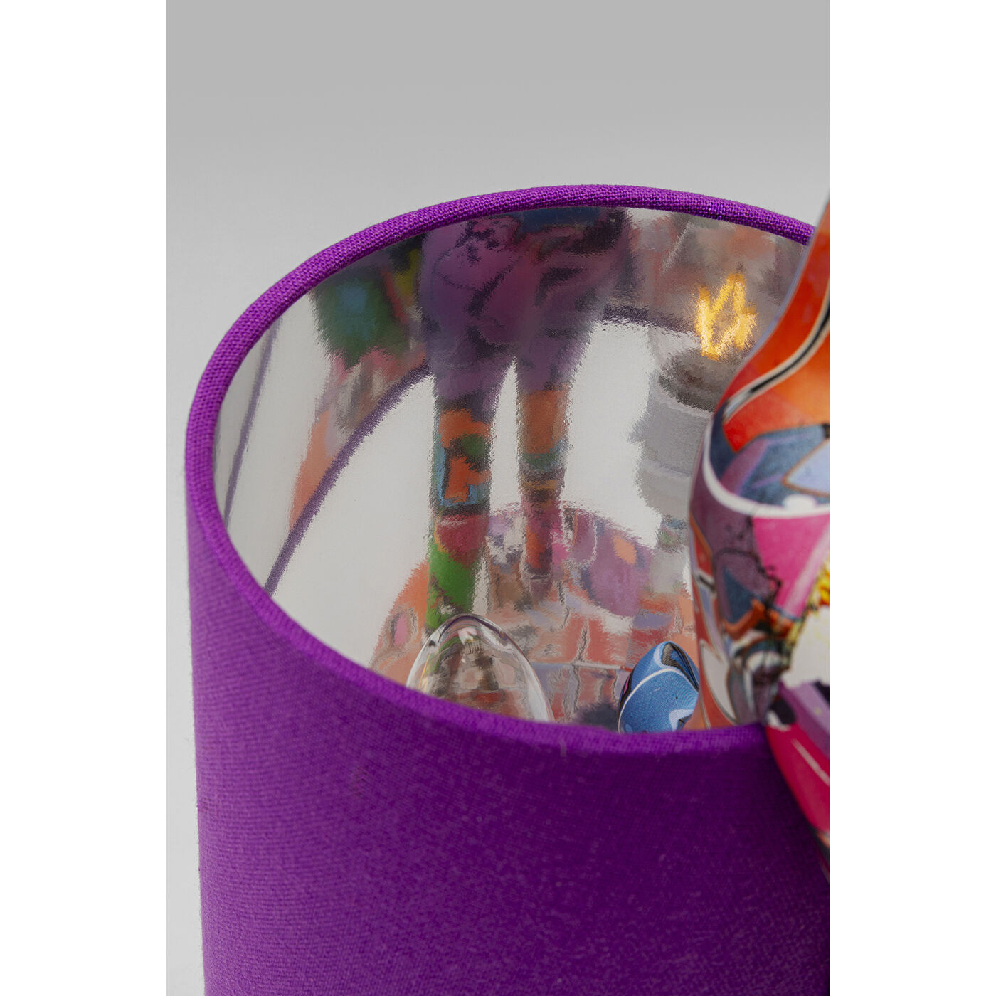 Светильник настольный Animal Rabbit Graffiti/Purple 50cm KARE 56662