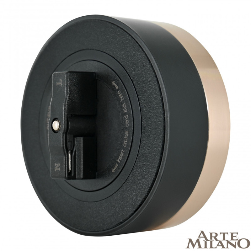 Трековая система розеток Arte Milano 380066TS LED/USBx2 Gold
