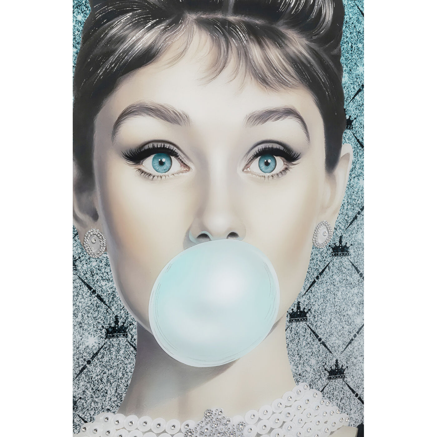 Картина в раме Muse Bubble Diva 40x50cm KARE 57820