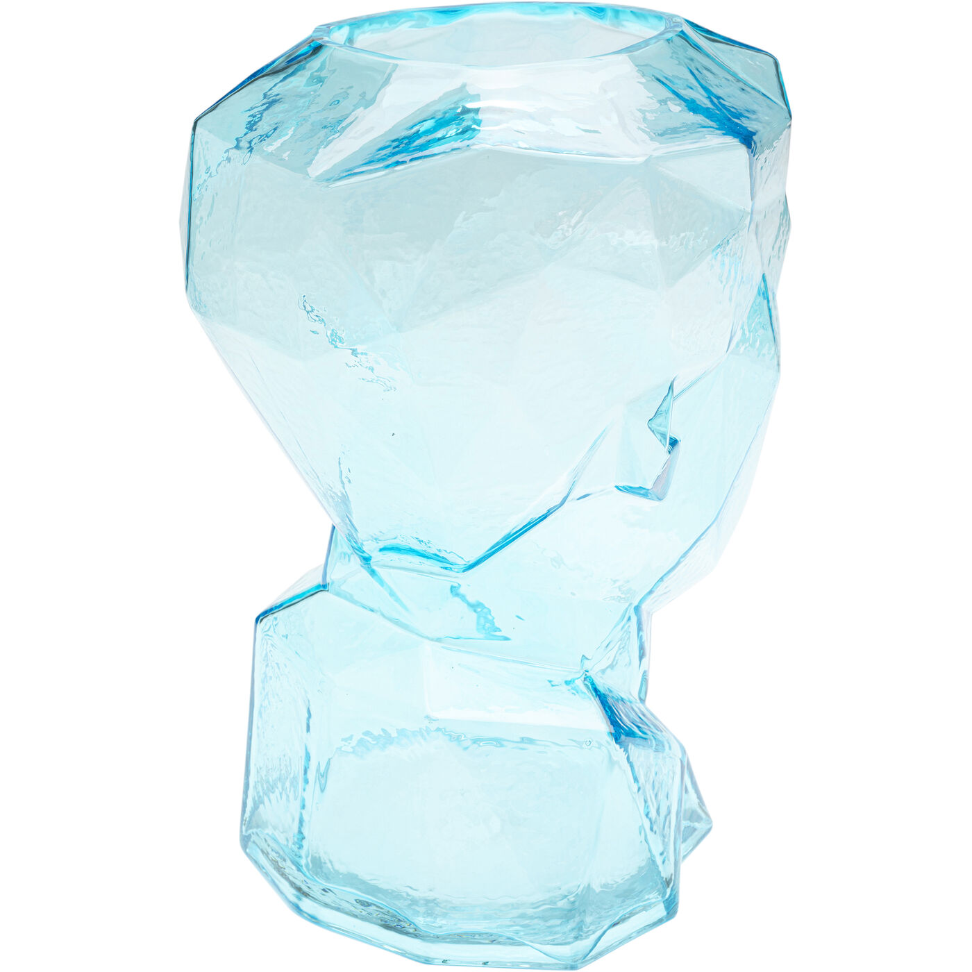 Ваза Prisma Face Light Blue 30 см KARE 56404