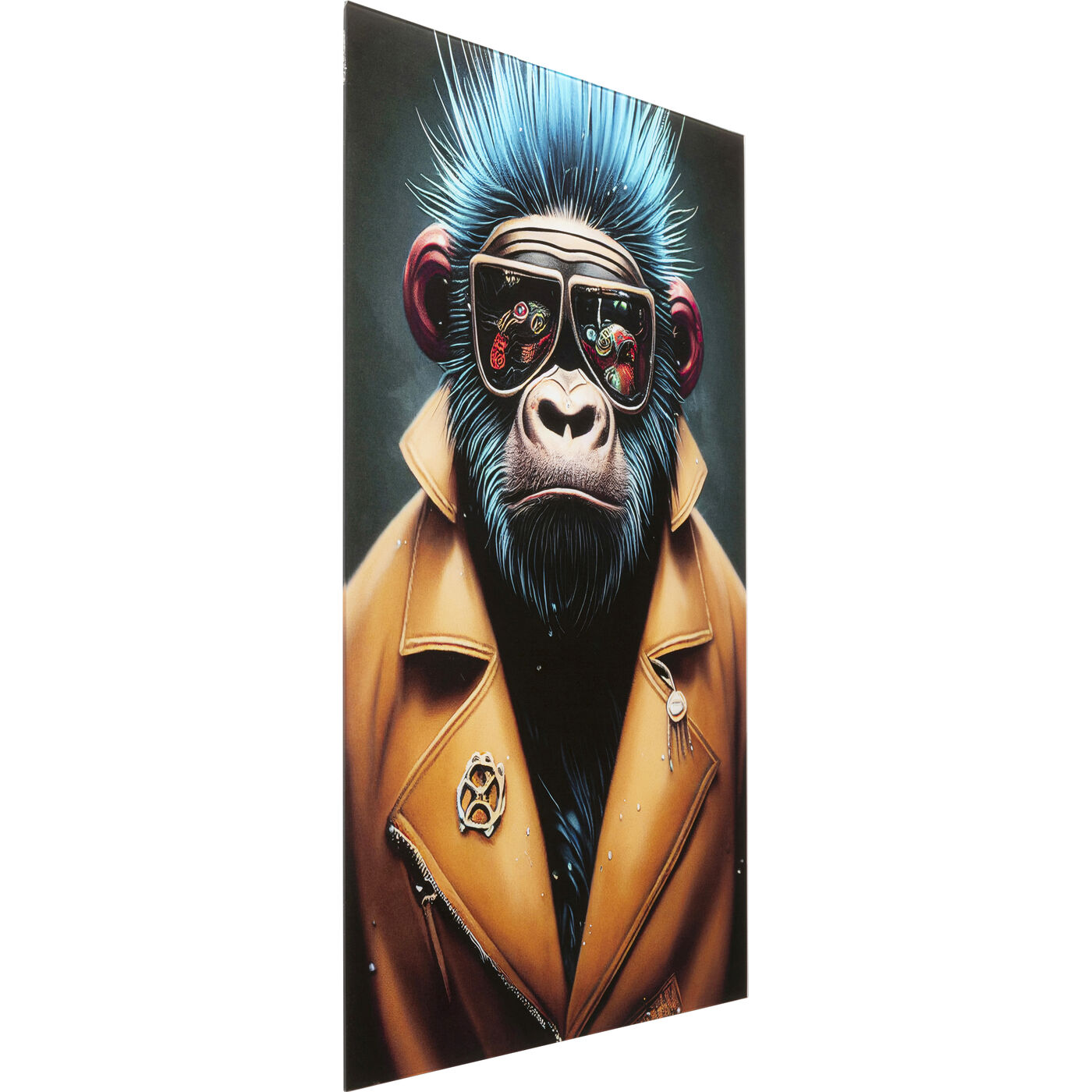 Картина стеклянная Fashion Gorilla 60x80 см KARE 57009
