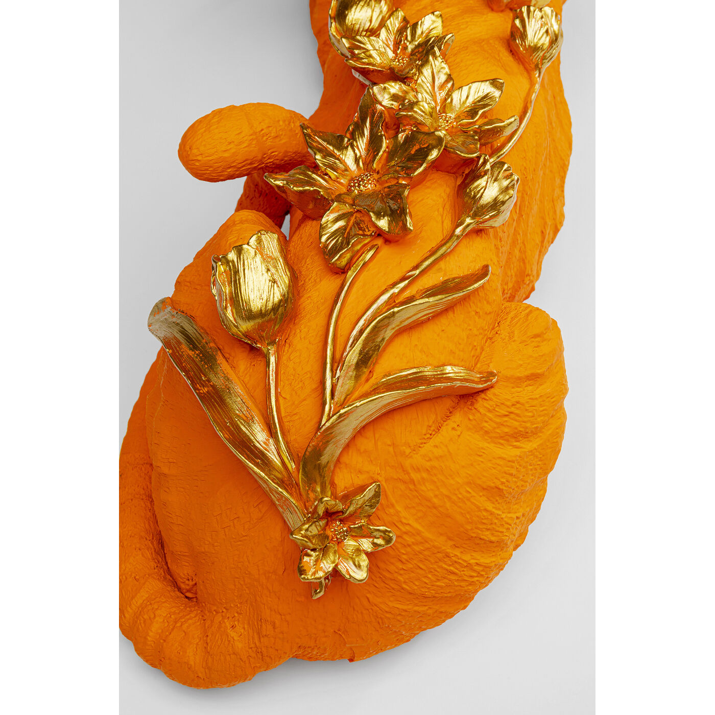 Фигура декоративная Flower Leoard Orange 26cm KARE 57256