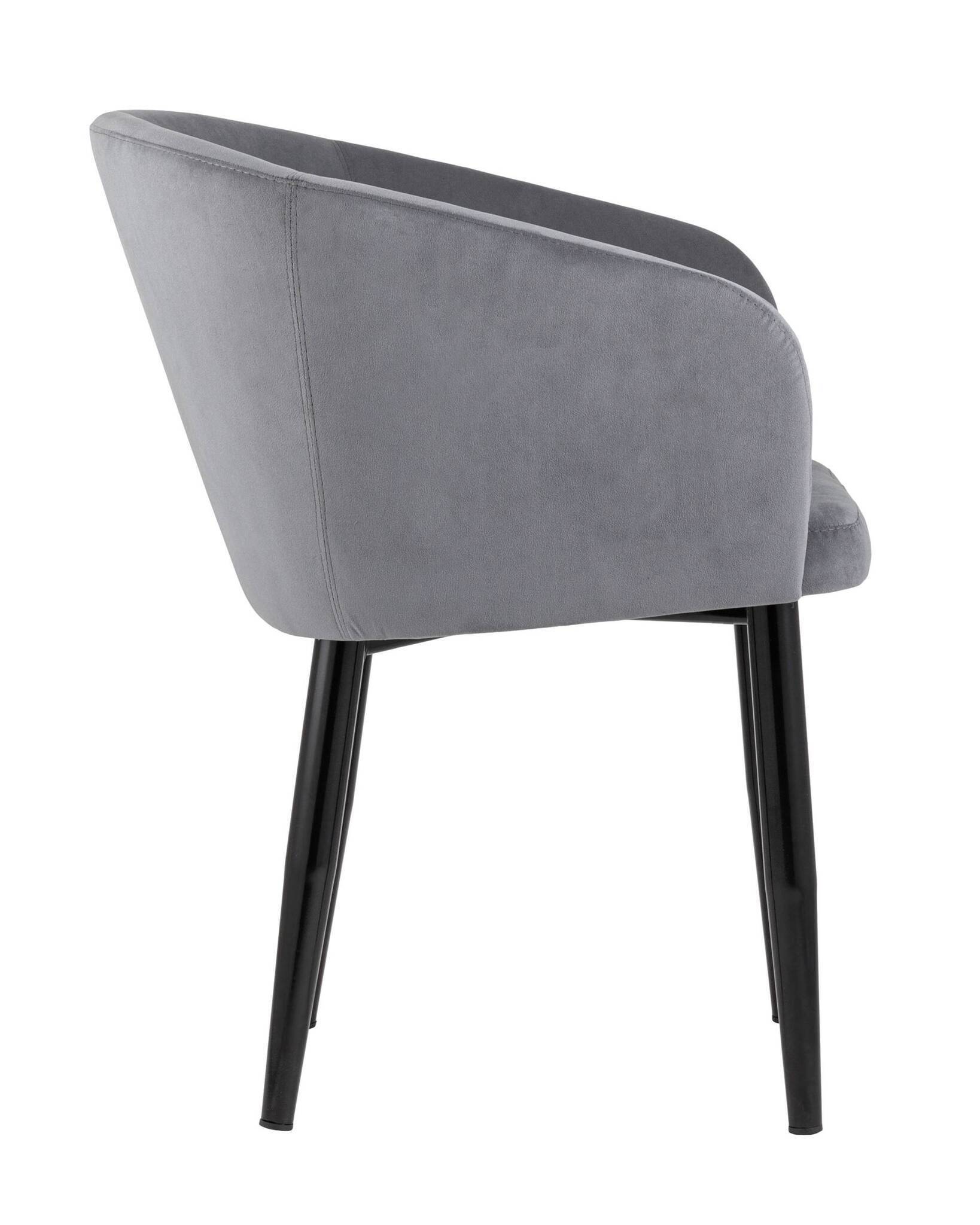 Кресло Ральф велюр серый Stool Group
