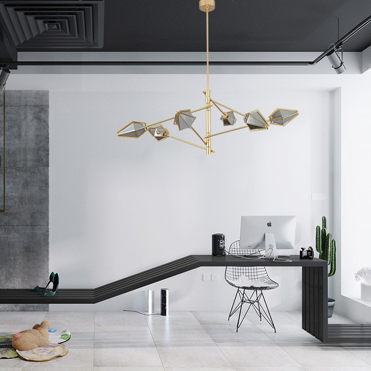 Люстра Harlow Spoke Chandelier Grey by ImperiumLoft