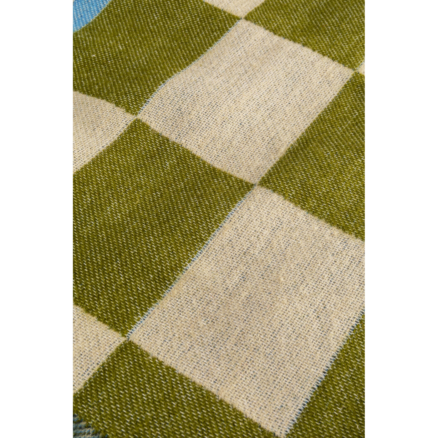 Покрывало Checker Blue Green 170x130cm KARE 57239