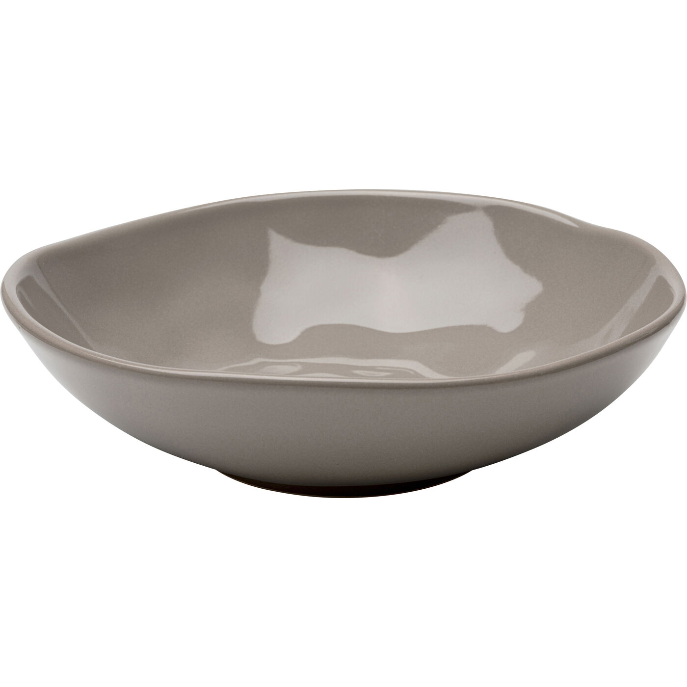 Тарелка Deep Organic Grey Ø22cm KARE 58174