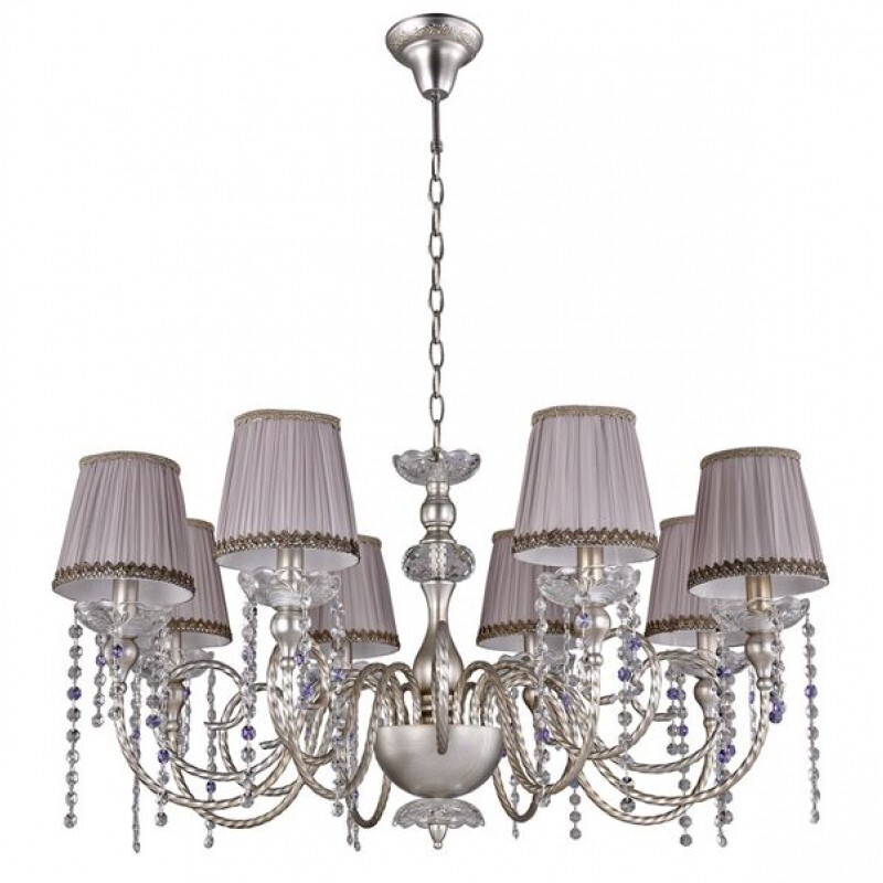 Люстра Crystal Lux ALEGRIA SP8 SILVER-BROWN