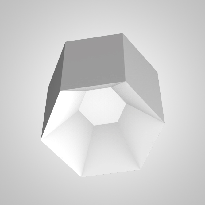 Потолочный светильник HEXAGON B H15 White by ImperiumLoft
