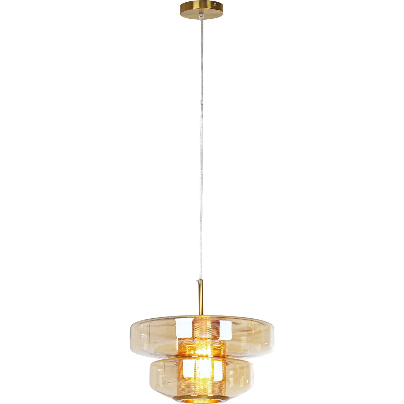 Светильник подвесной Arcadia Amber Ø34cm KARE 57697