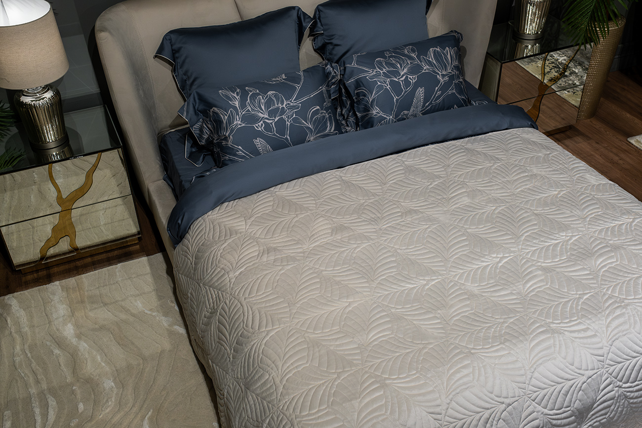 Покрывало Флора кремовое Garda Decor 177HON-60260
