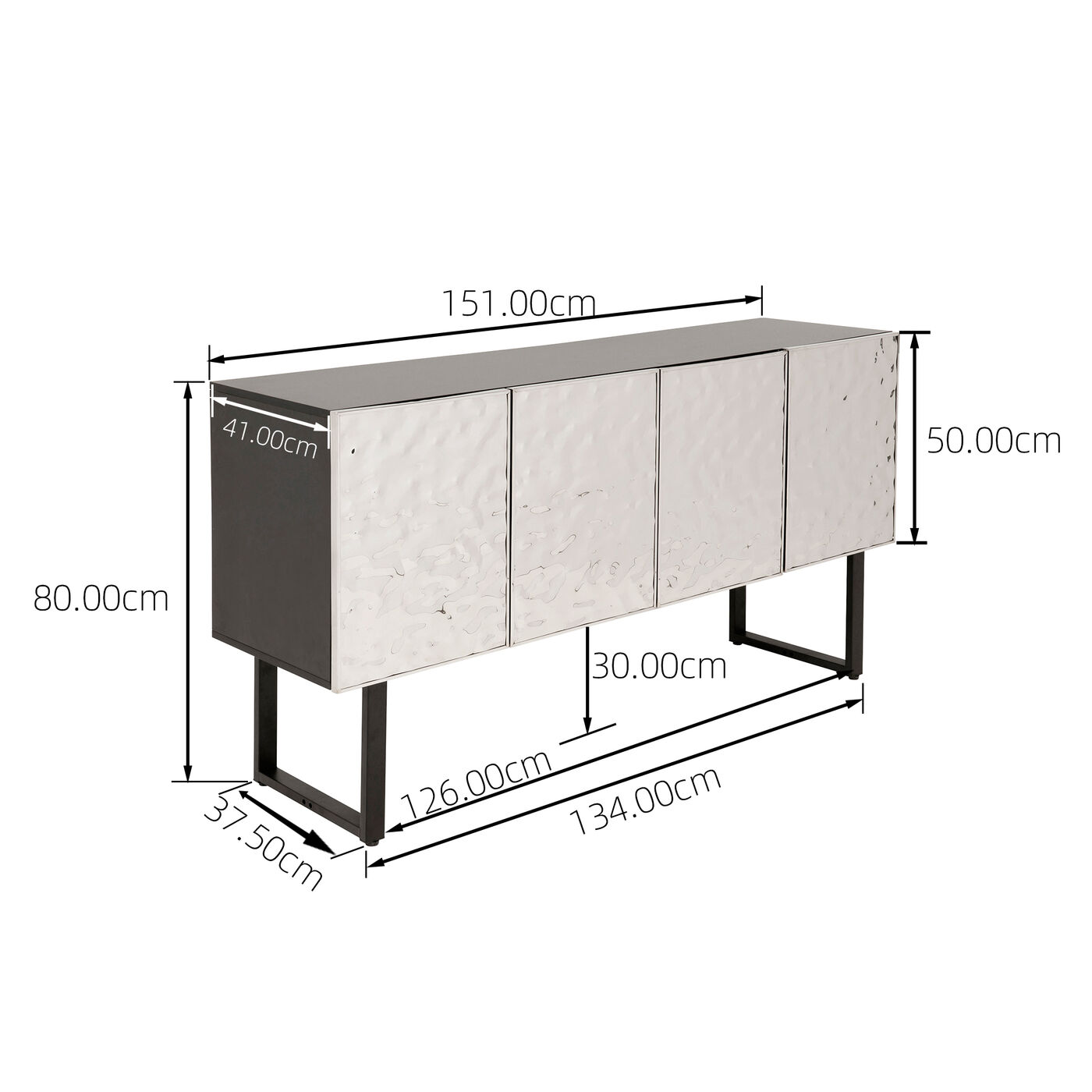 Комод Carino 151x80cm KARE 70956
