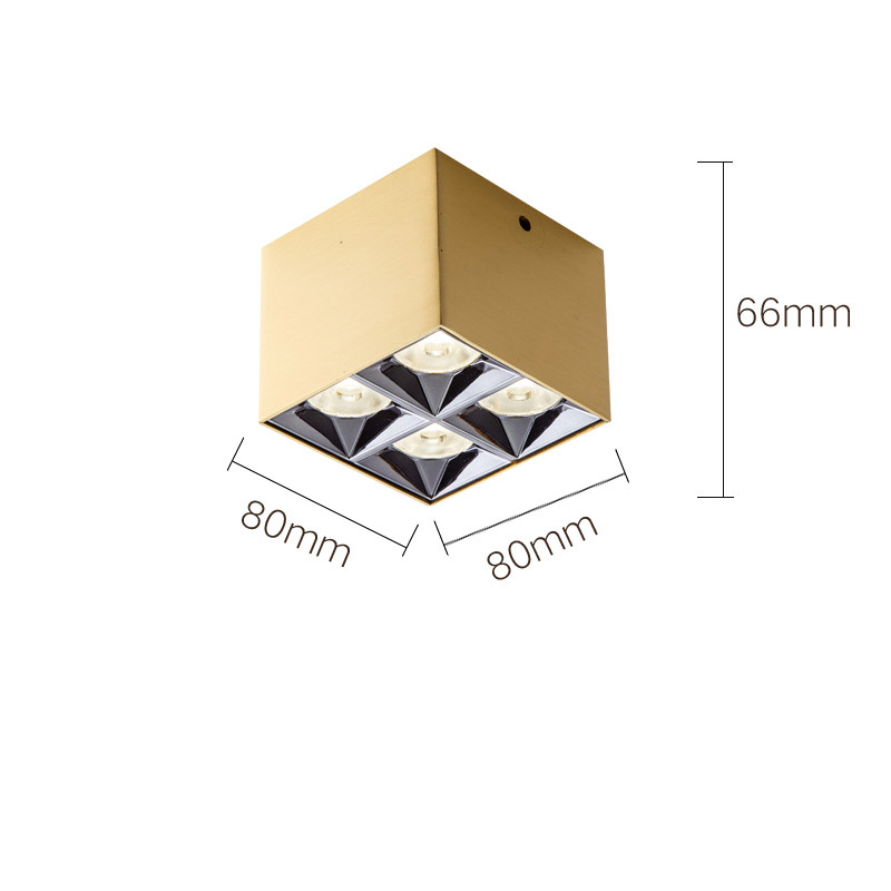 Точечный светильник CUP L12 Brass 6000К by ImperiumLoft