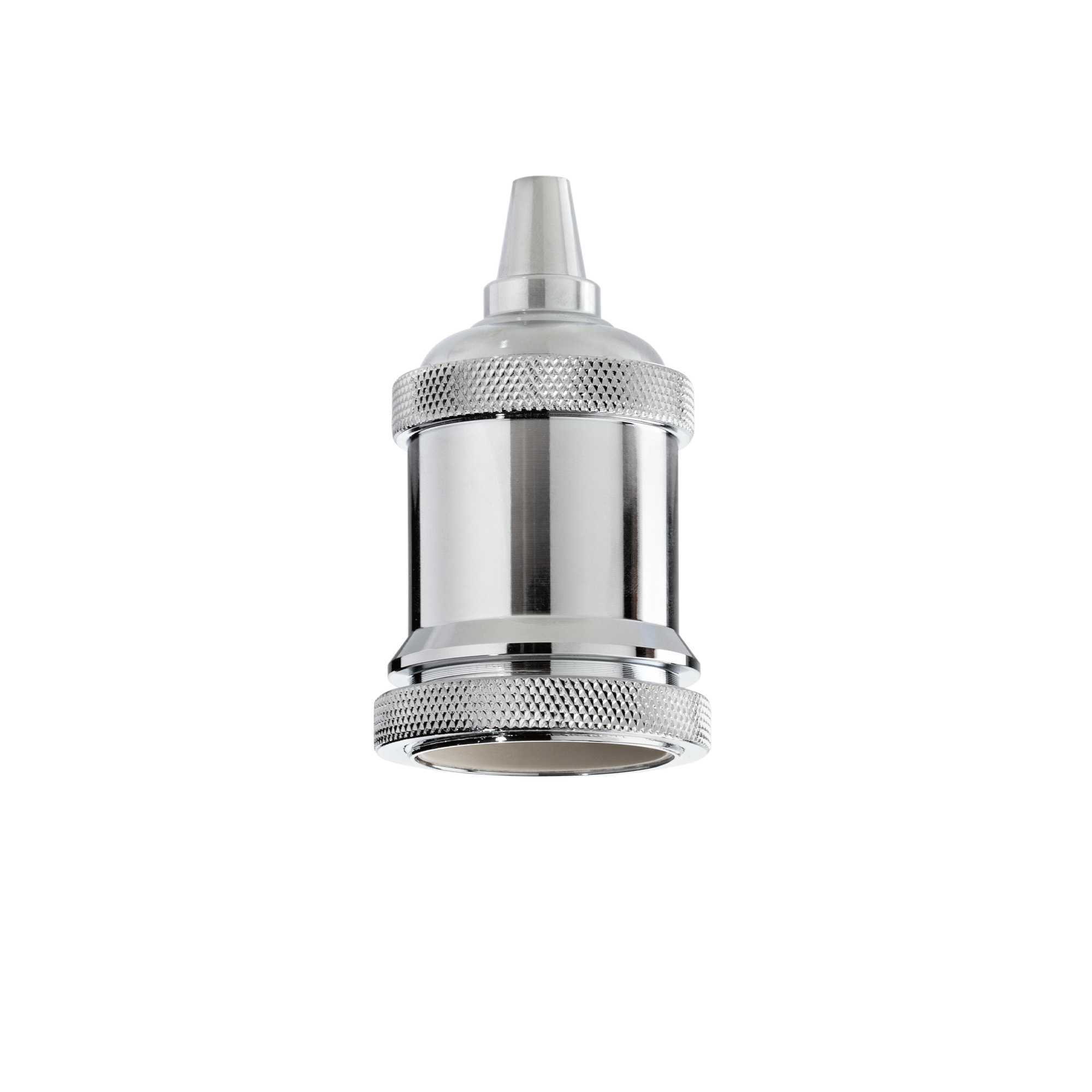 патрон Ideal Lux PORTALAMPADA E27 GHIERA CROMO 249193