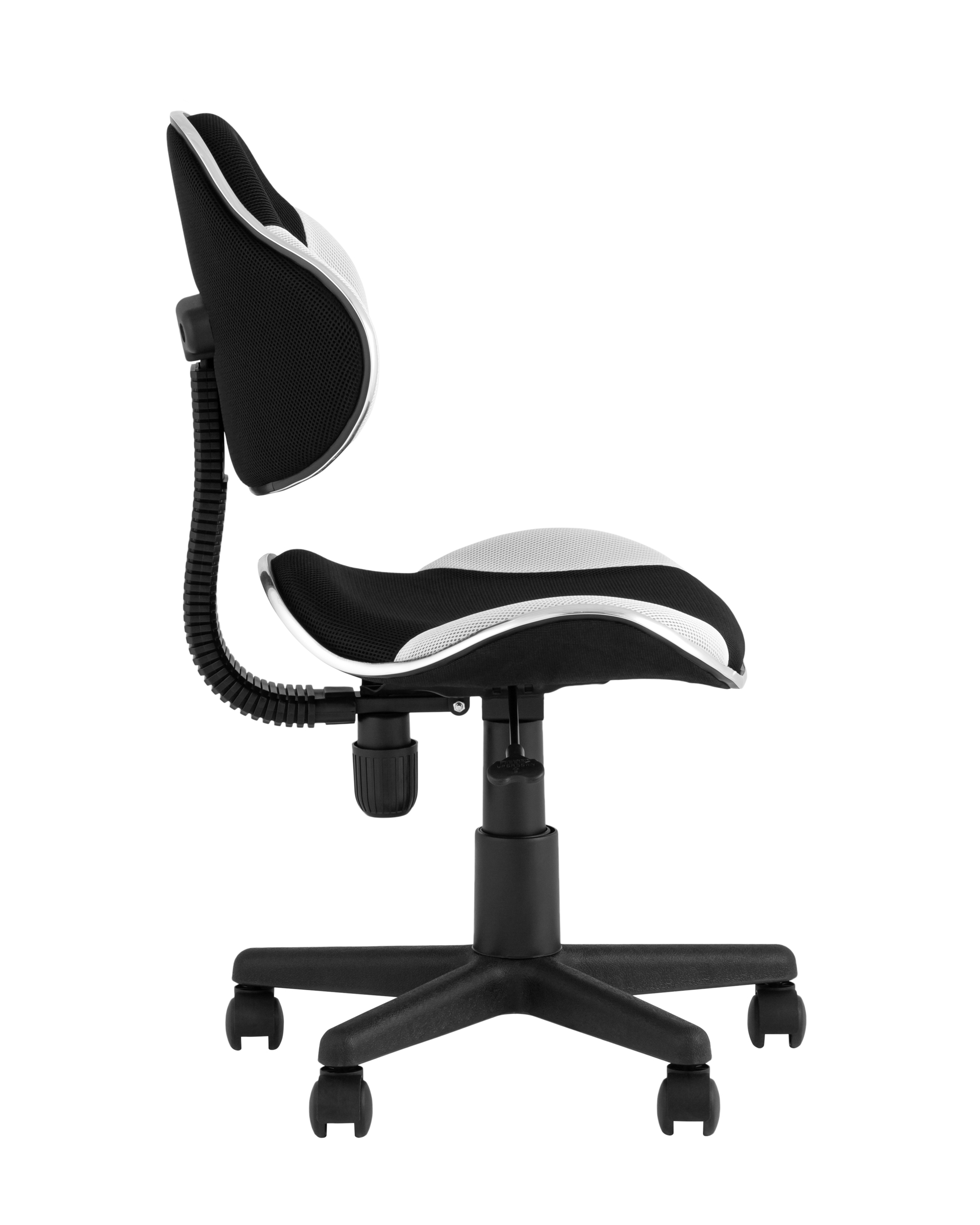 Стул офисный QZY черно-белый Stool Group