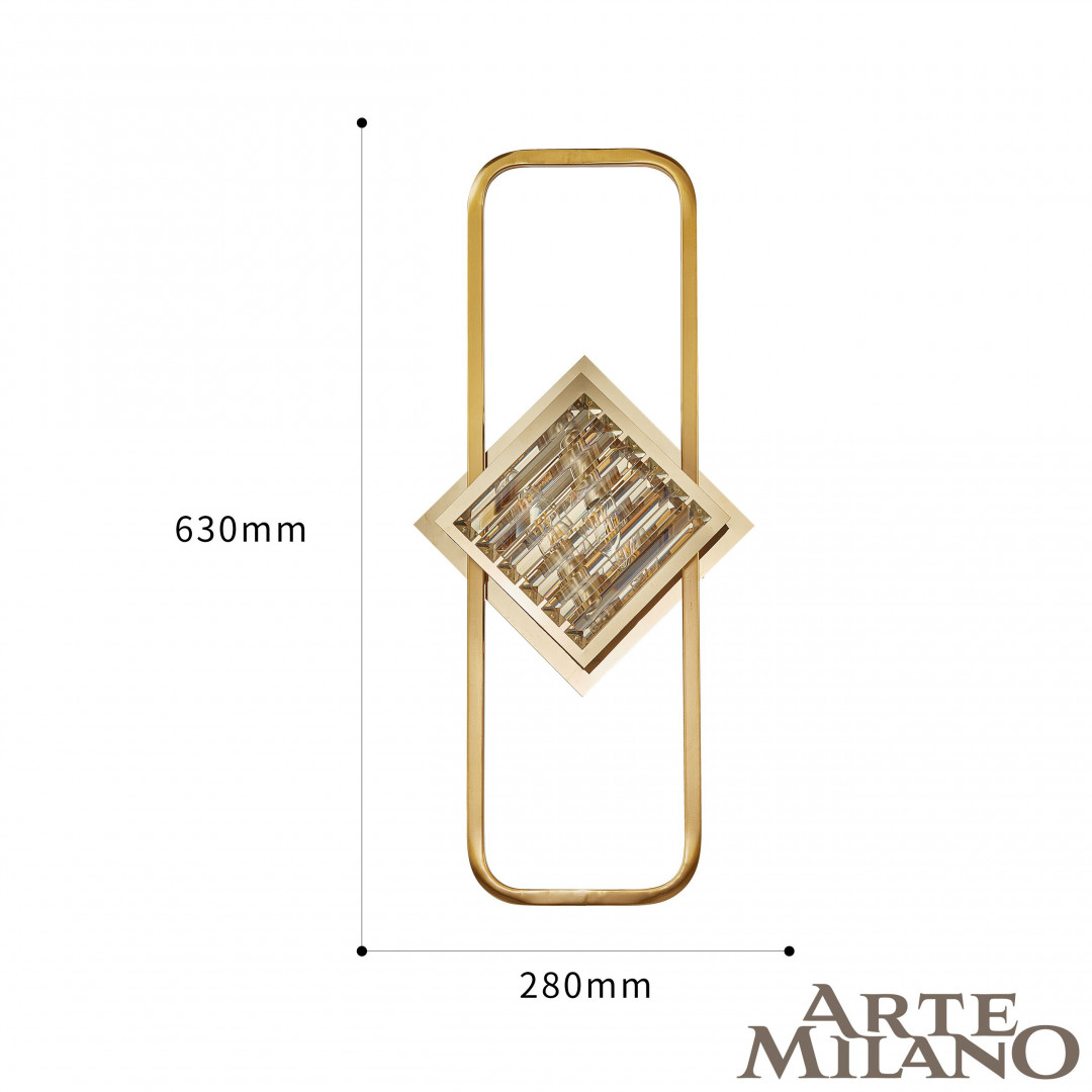 Бра 1852B.D280.H630.E14.2 G Arte Milano