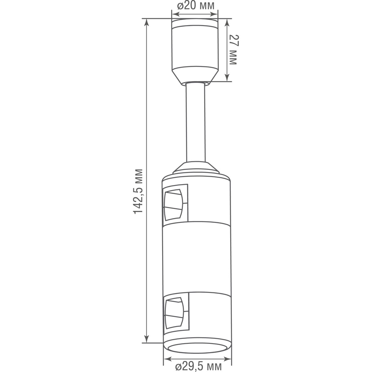 стойка Donolux Single Stand H135 B DL20224