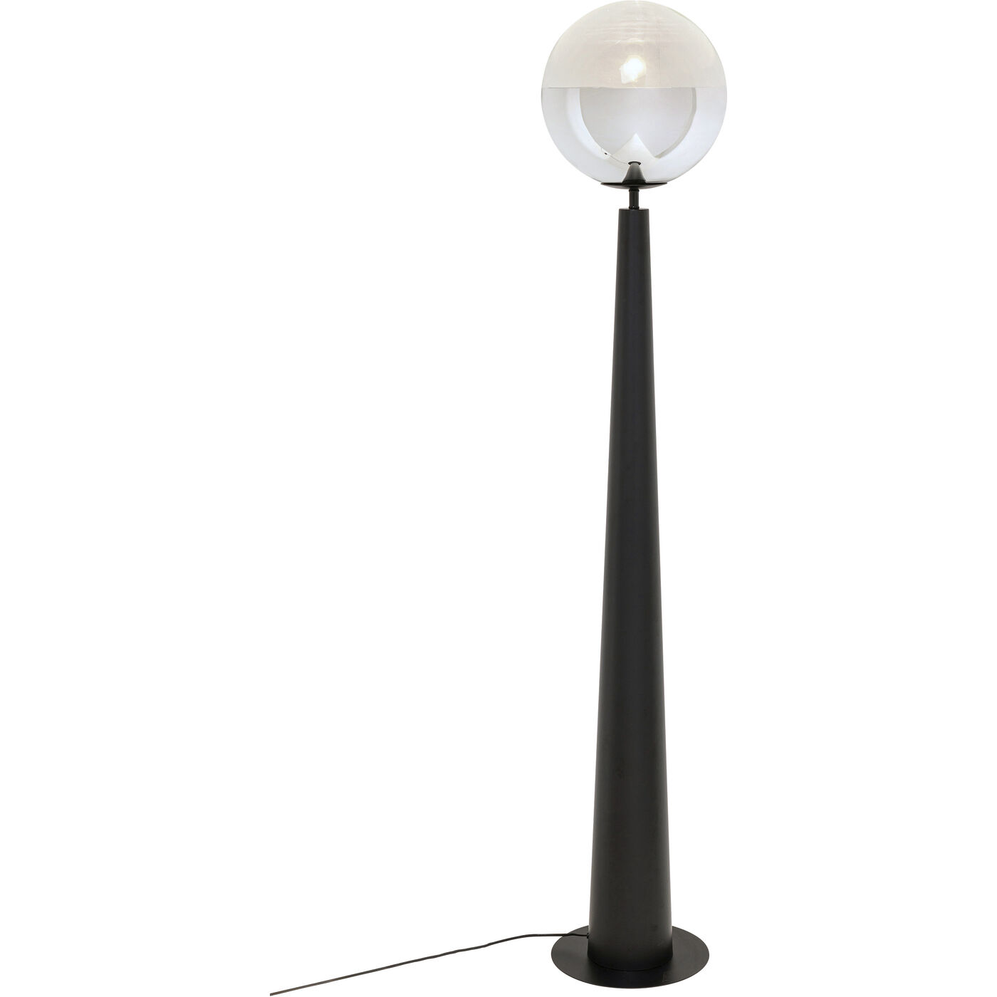 Светильник напольный Disco Ball Black 163cm KARE 57458