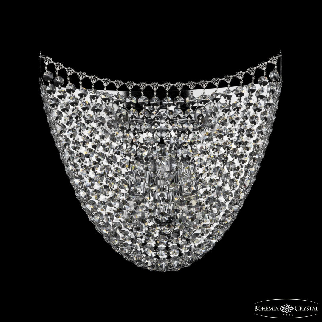 Бра хрустальный 77071B/34 Ni Bohemia Ivele Crystal