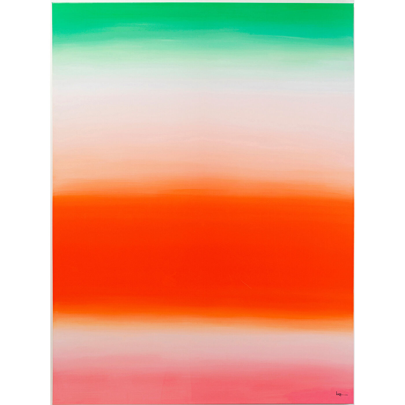 Картина на холсте Tendency Orange 160x120 см KARE 56161