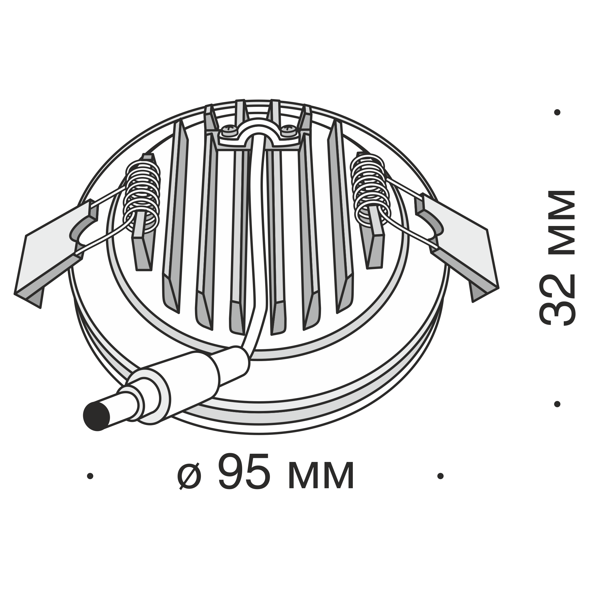 Встраиваемый светильник Maytoni DL303-L12B