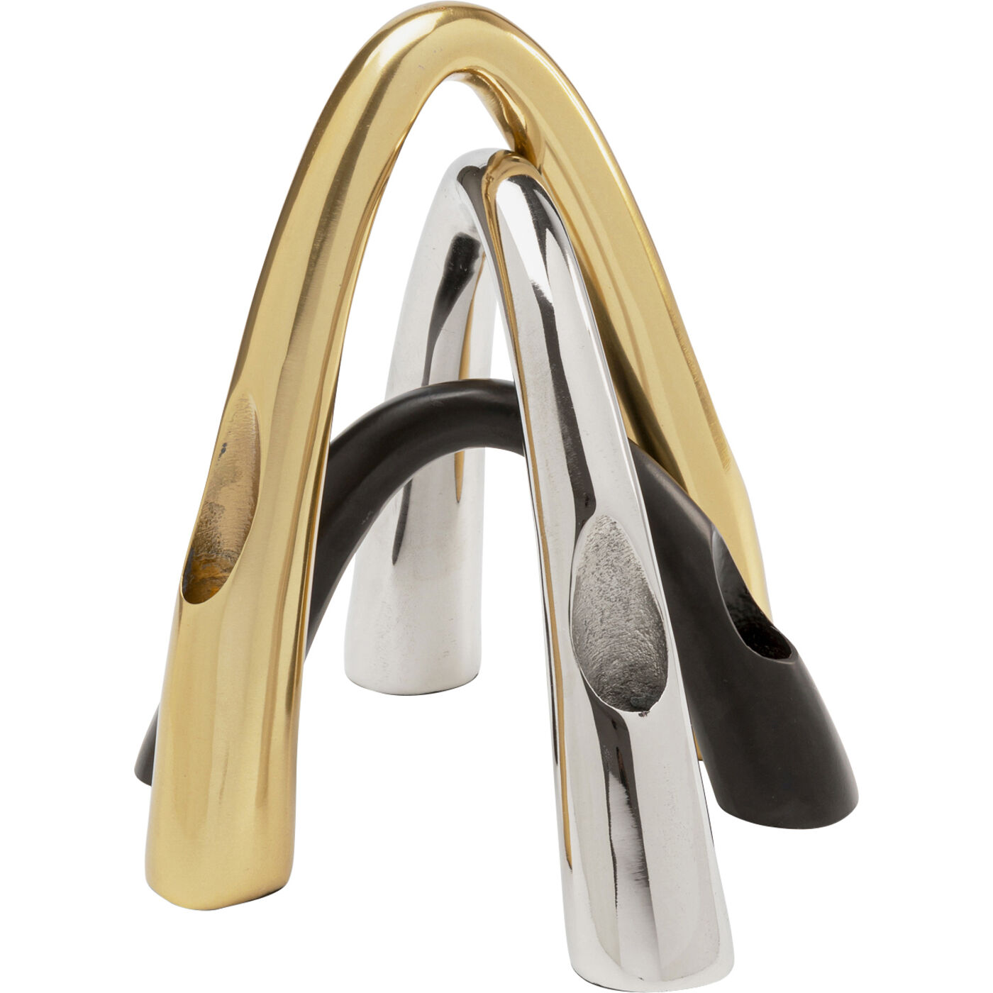 Подсвечник Bow Duo Gold 25cm KARE 57124