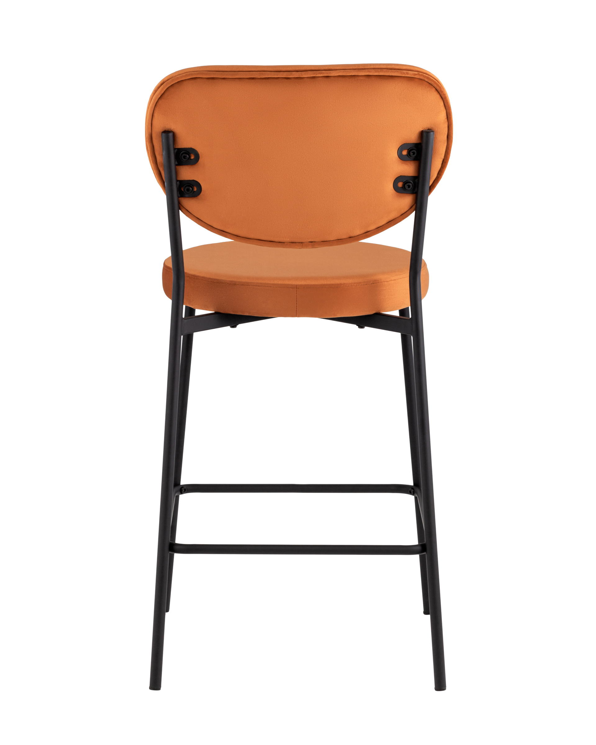 Стул полубарный Барбара NEW велюр терракотовый Stool Group