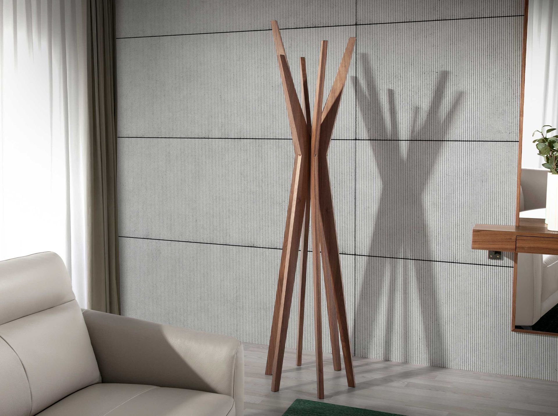 Вешалка для одежды 3238 / AC2208 из орехового дерева Angel Cerda