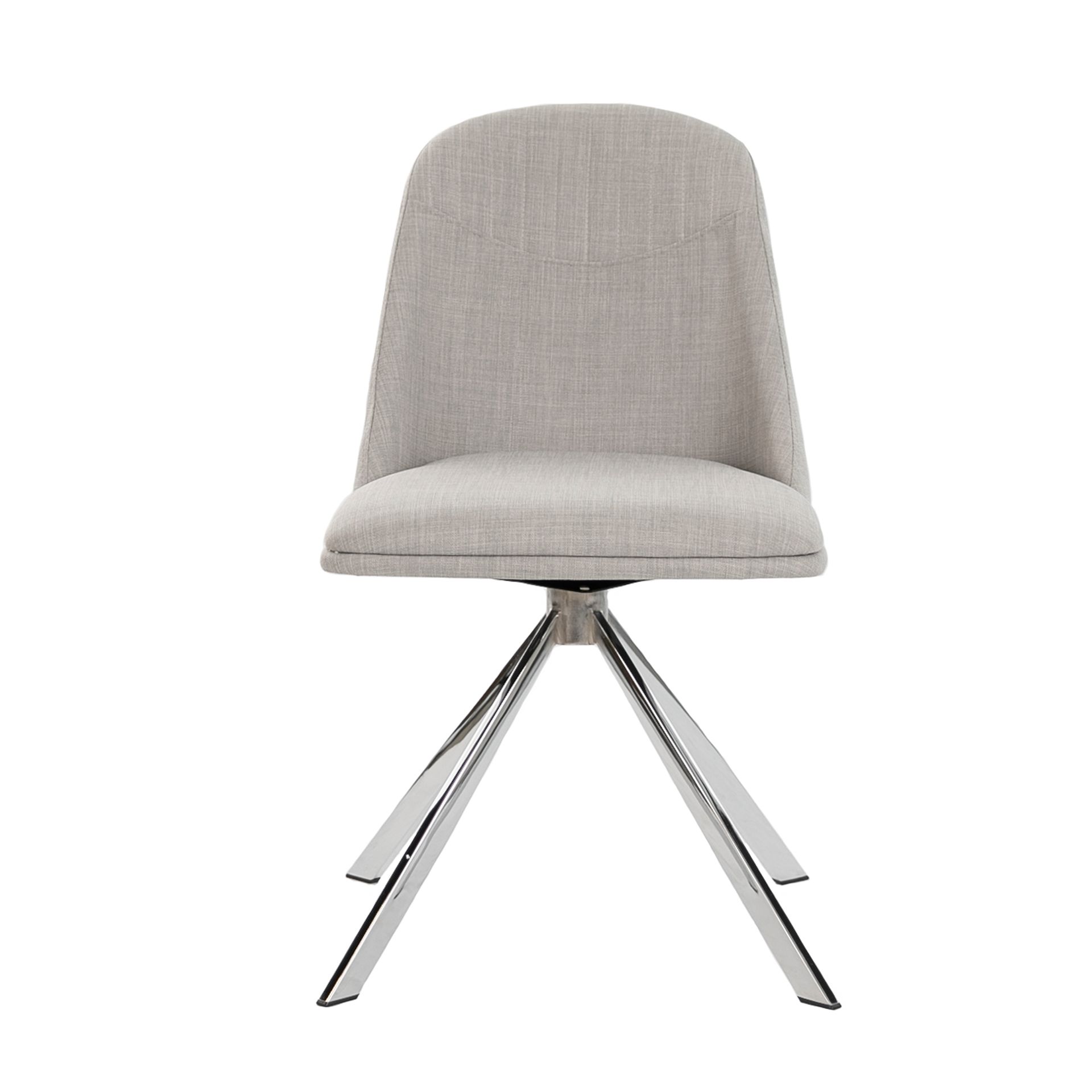Поворотный стул Espacio Malva F3216 /4020 серый Angel Cerda