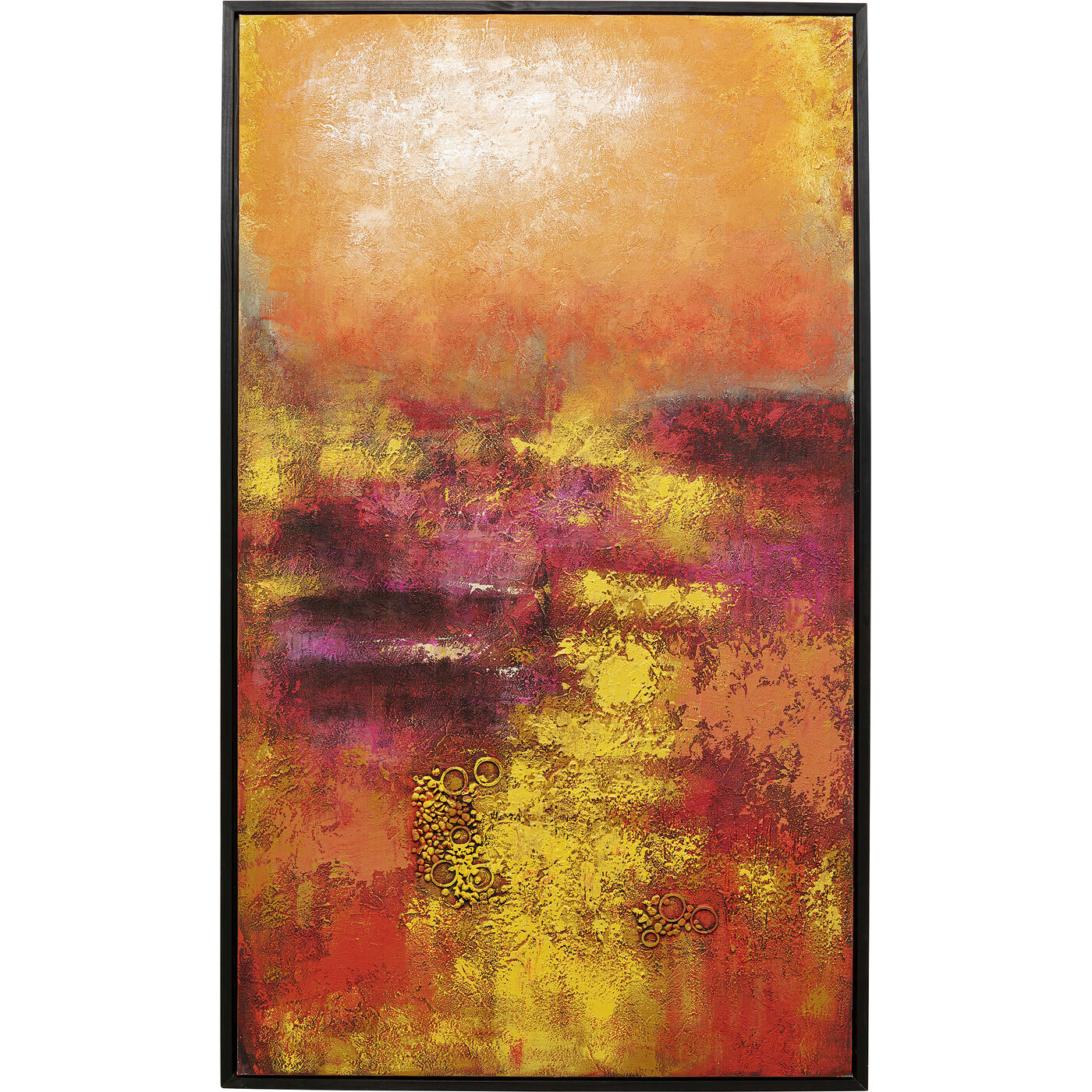 Картина на холсте Jardin Red 125x215 см KARE 55804