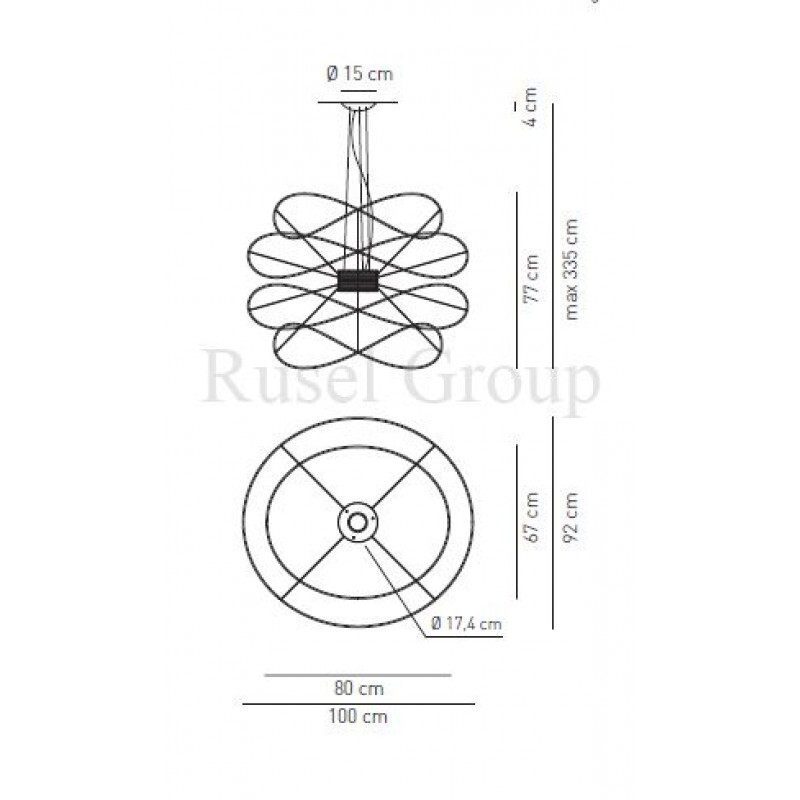 Подвесной светильник AXO LIGHT HOOPS SP 4