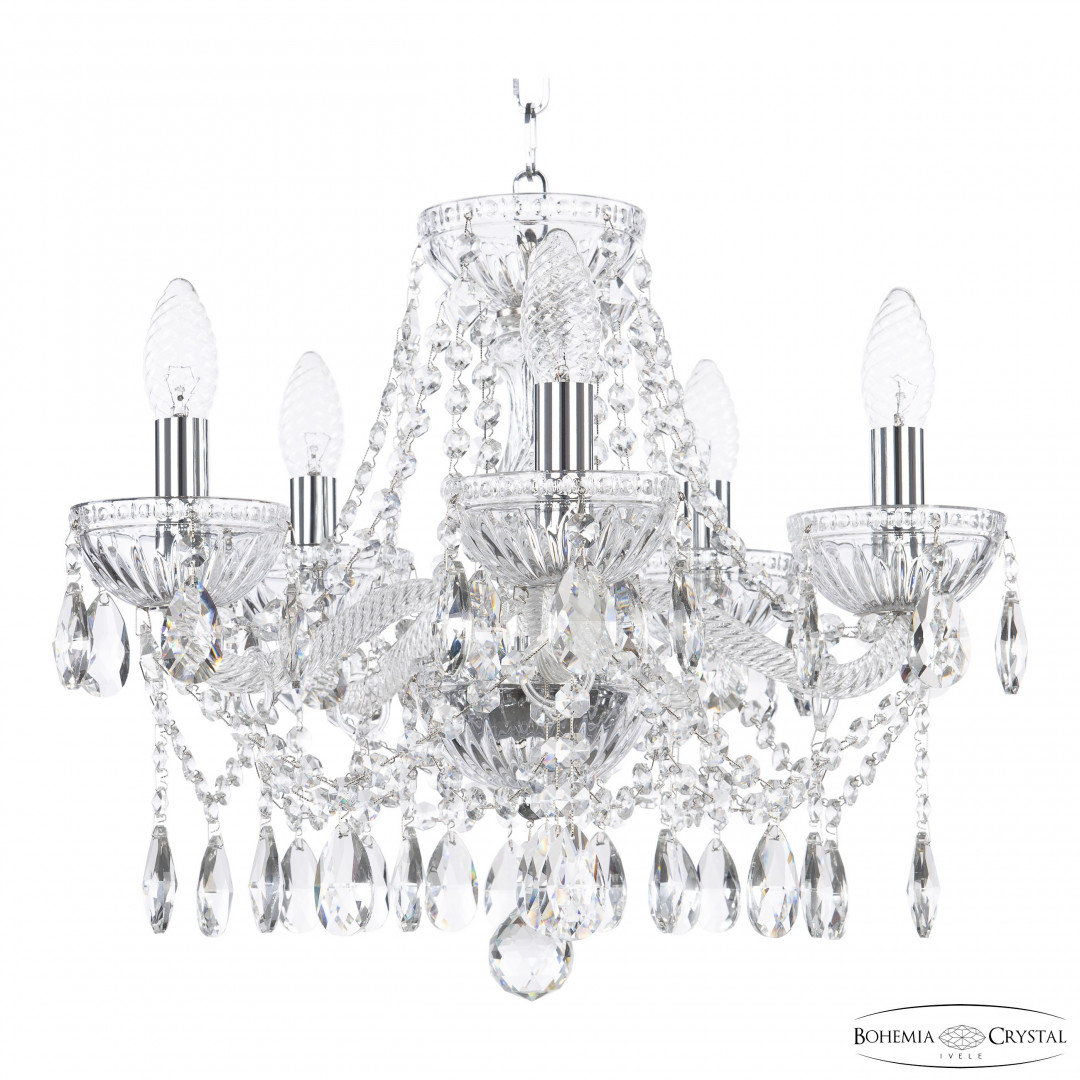 Люстра 5413/5/141 Ni Clear/M-1G Bohemia Ivele Crystal