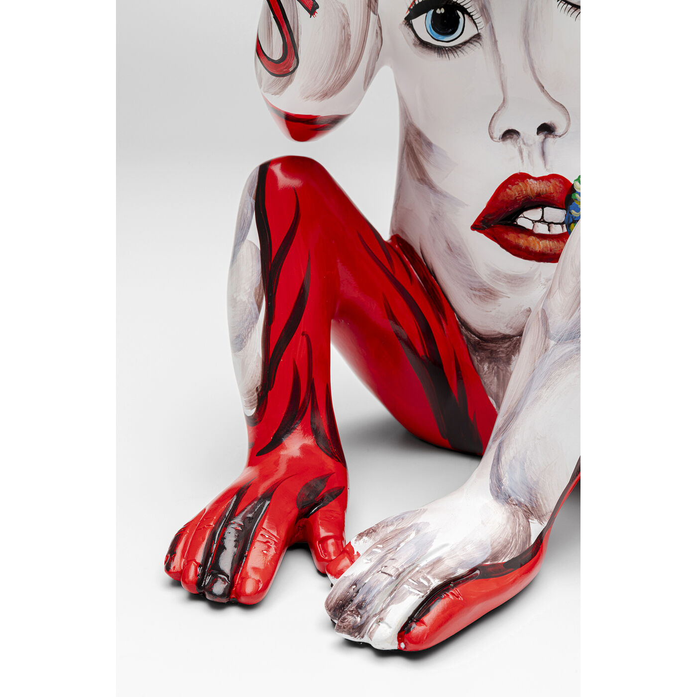 Фигура декоративная Graffiti Monkey Red 39cm KARE 56826