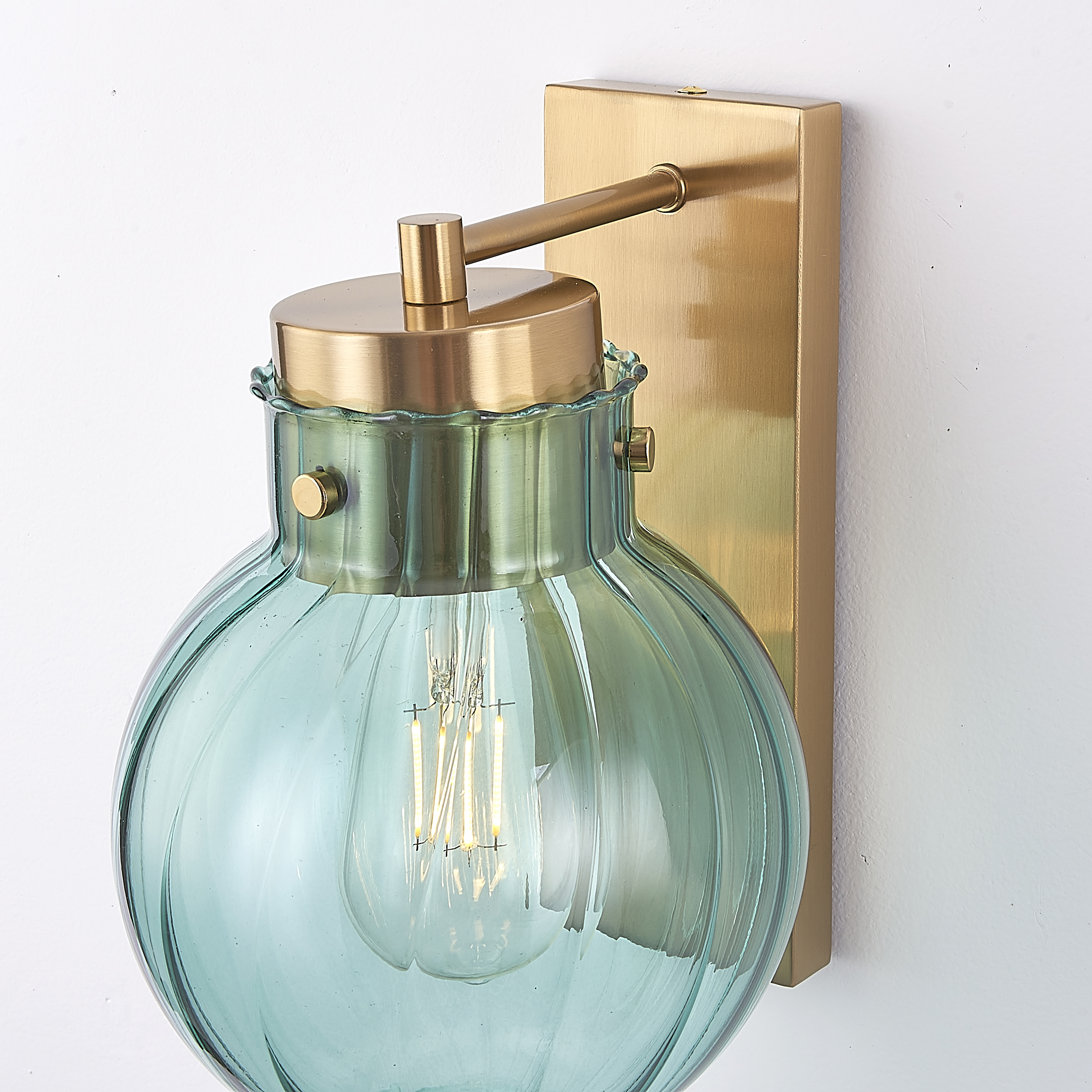 Бра Heathfield Lighting - Medina Wall brass/blue by ImperiumLoft