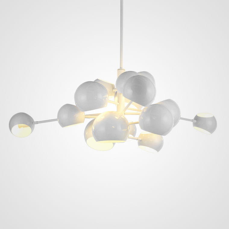 Дизайнерская люстра Kopra Burst L15 White by ImperiumLoft
