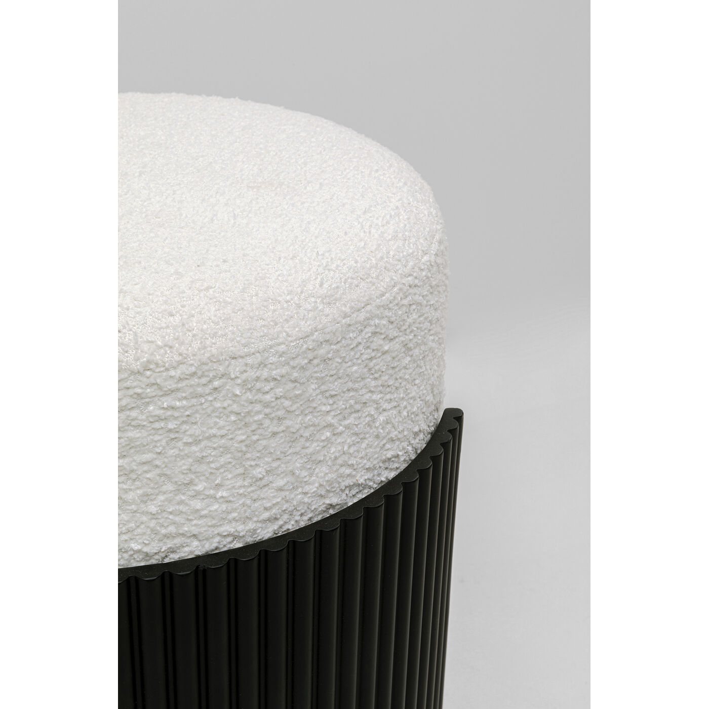 Пуф Samu Black Ø43cm KARE 70934